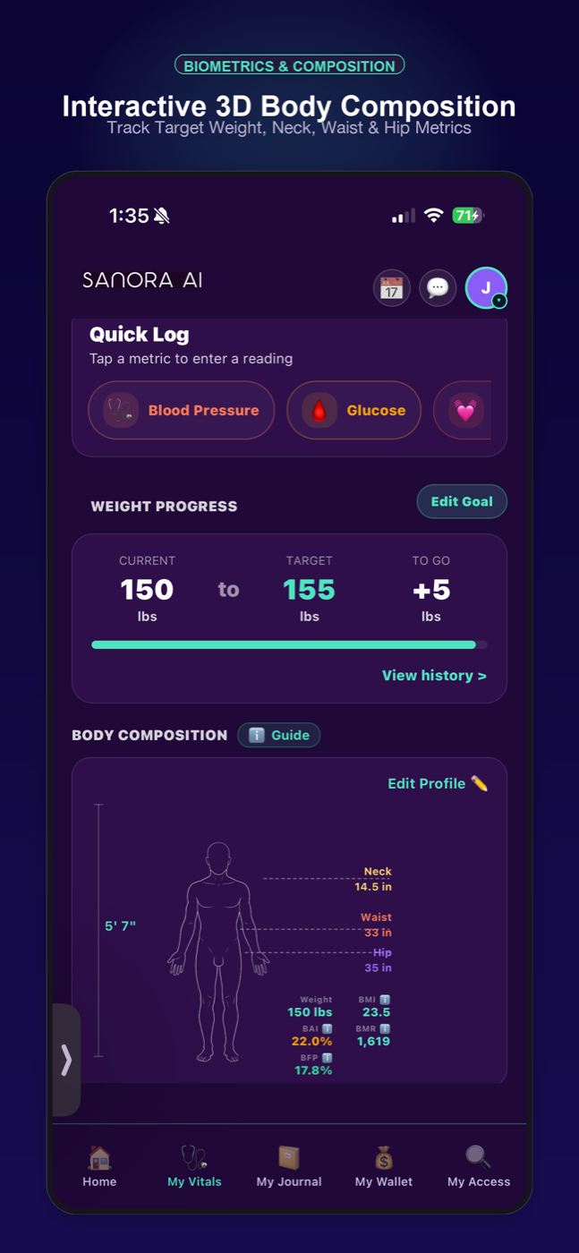 HealthSpoke Vitals & Biometrics